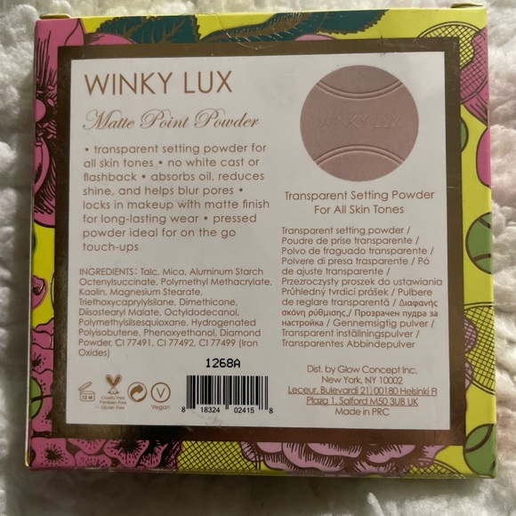 Winky Lux, matte setting powder, new in box, transparent for all skin types - Picture 2 of 5